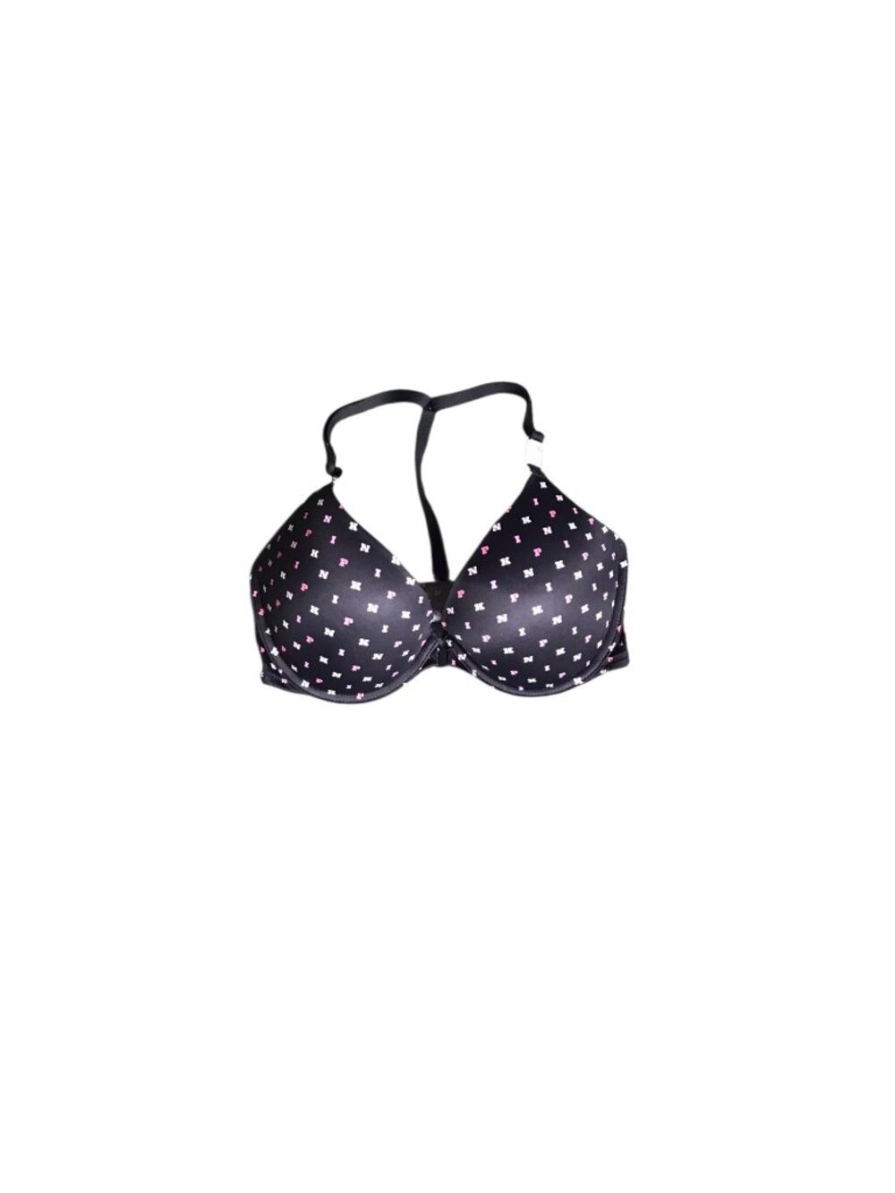 NWOT Pink Victoria’s Secret Black and Pink Pushup Bra